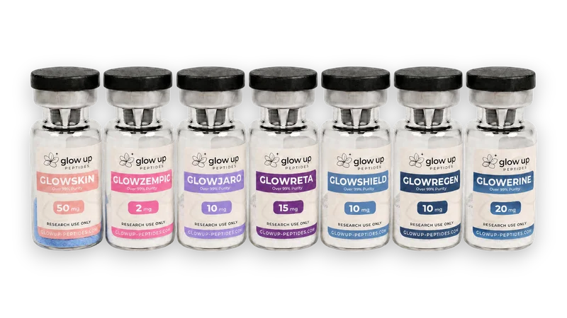 Glow Up Peptide Vials